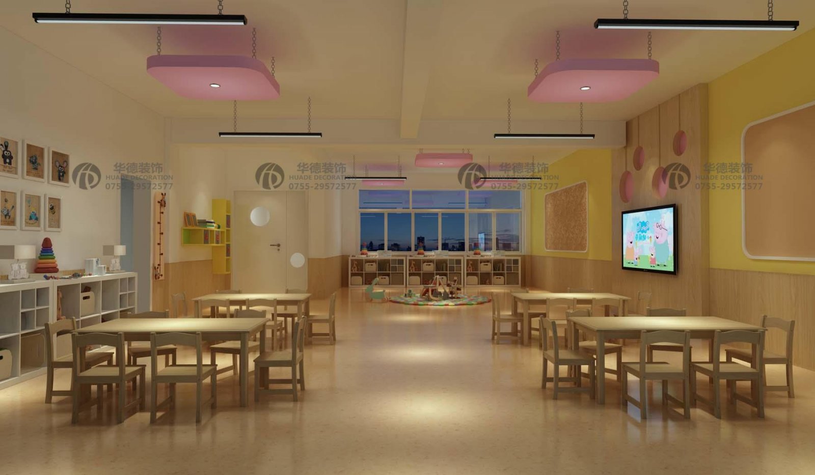 华德幼儿园设计_小幼儿园装修设计_成功品牌案例300+-6