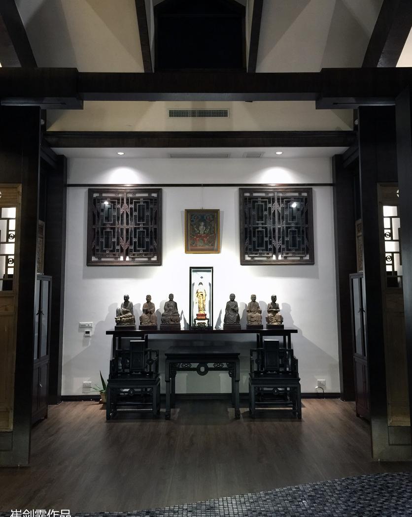 私藏会所 | 艺术长廊与雕花木门的完美融合-24