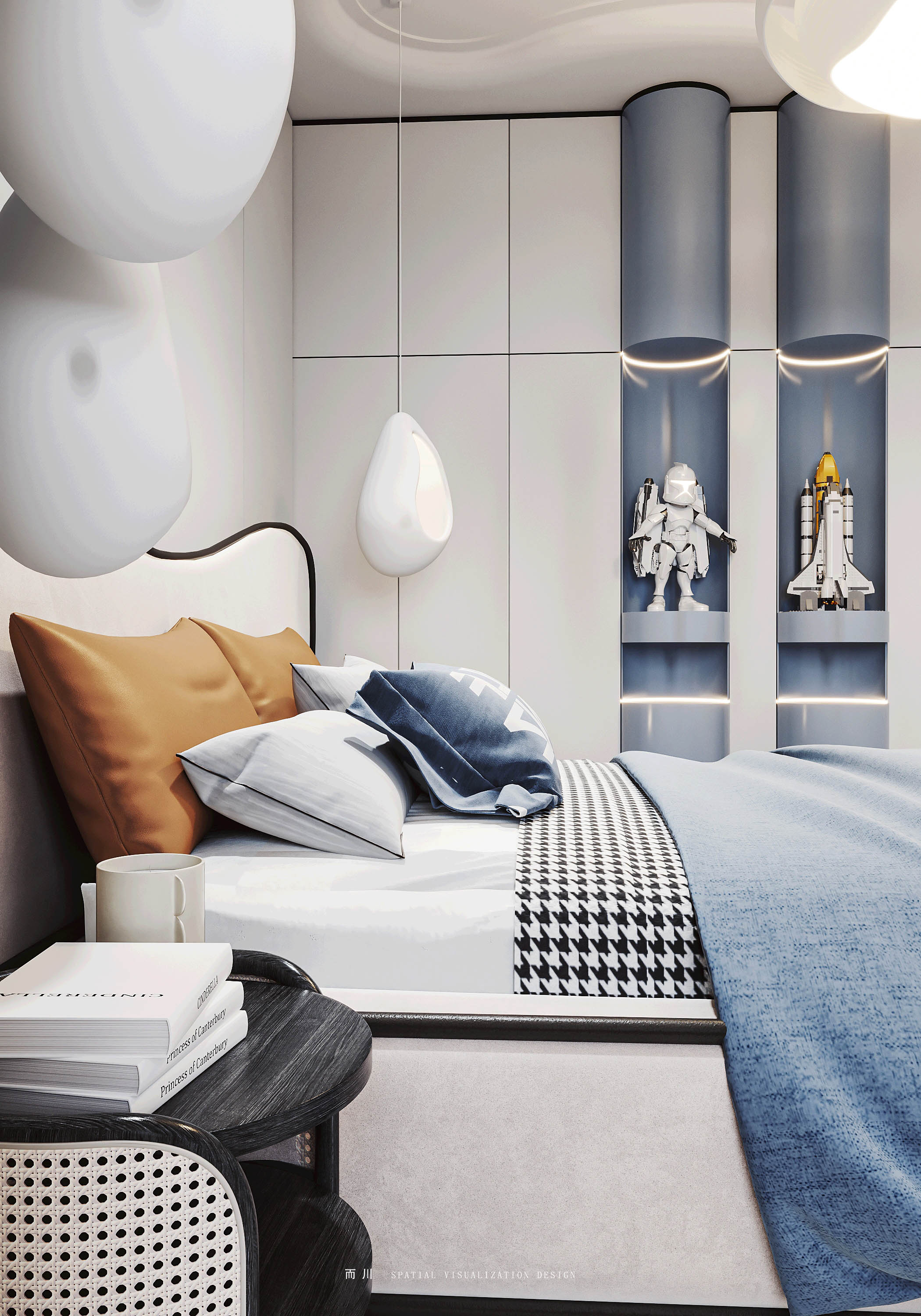 现代轻奢丨魔方空间设计-36