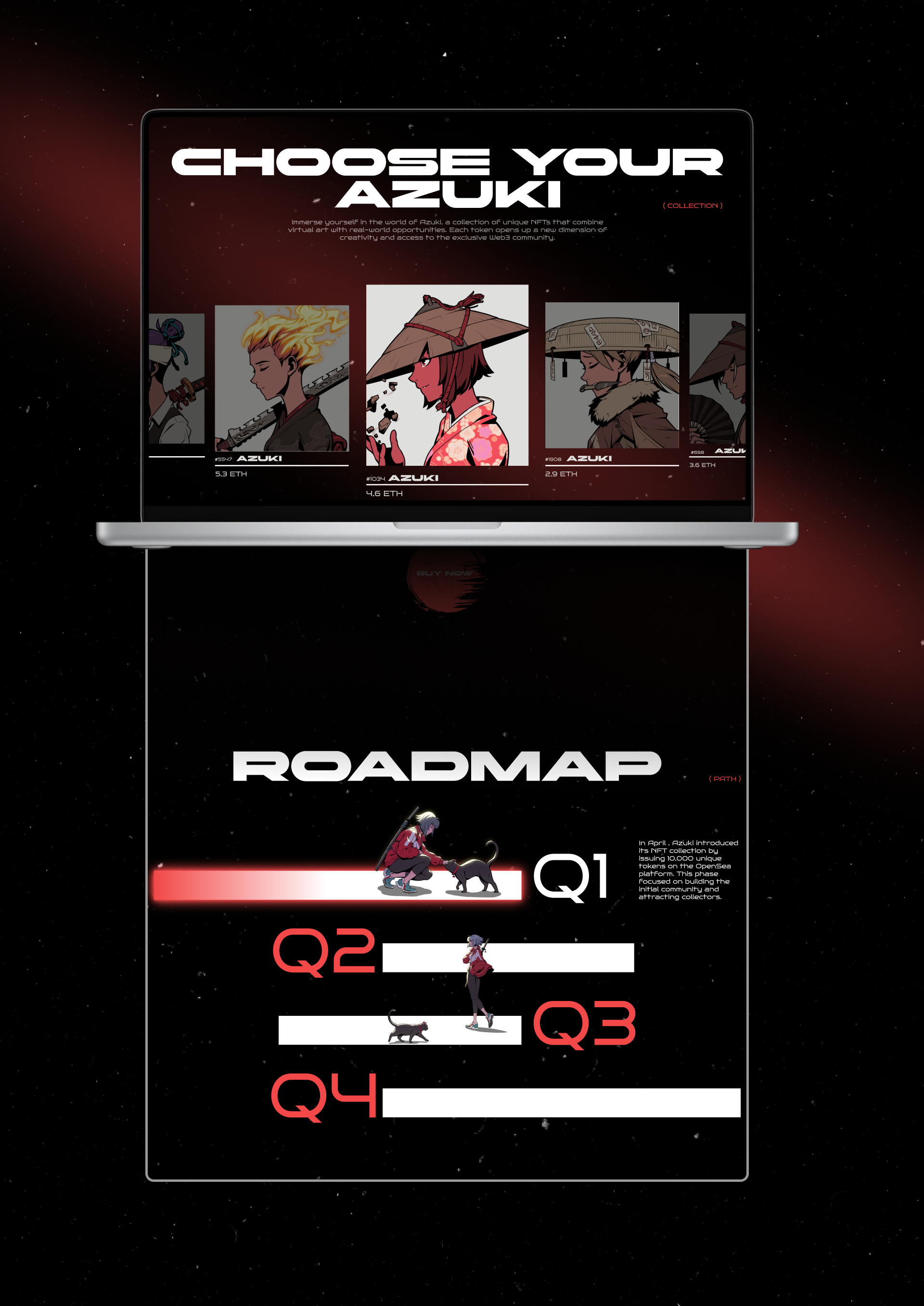 NFT COLLECTION AZUKI落地页-5