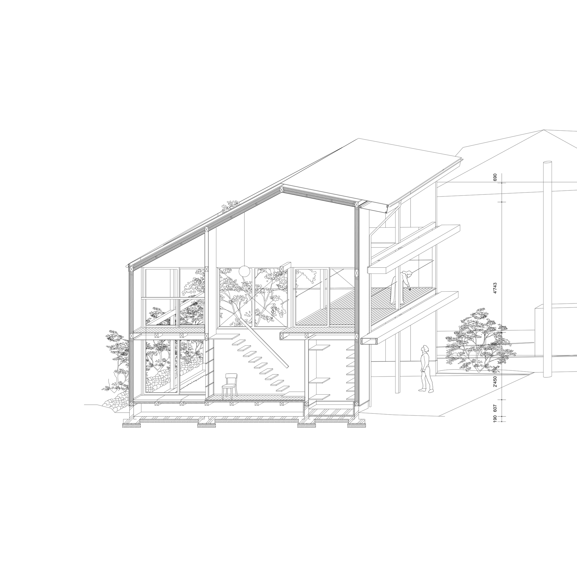 久留米的房子丨日本丨GOYA SCHRÖDER & associates-39