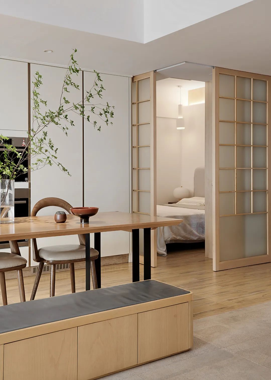 诗意的 100 平米现代家居，重组空间与情感互动-27