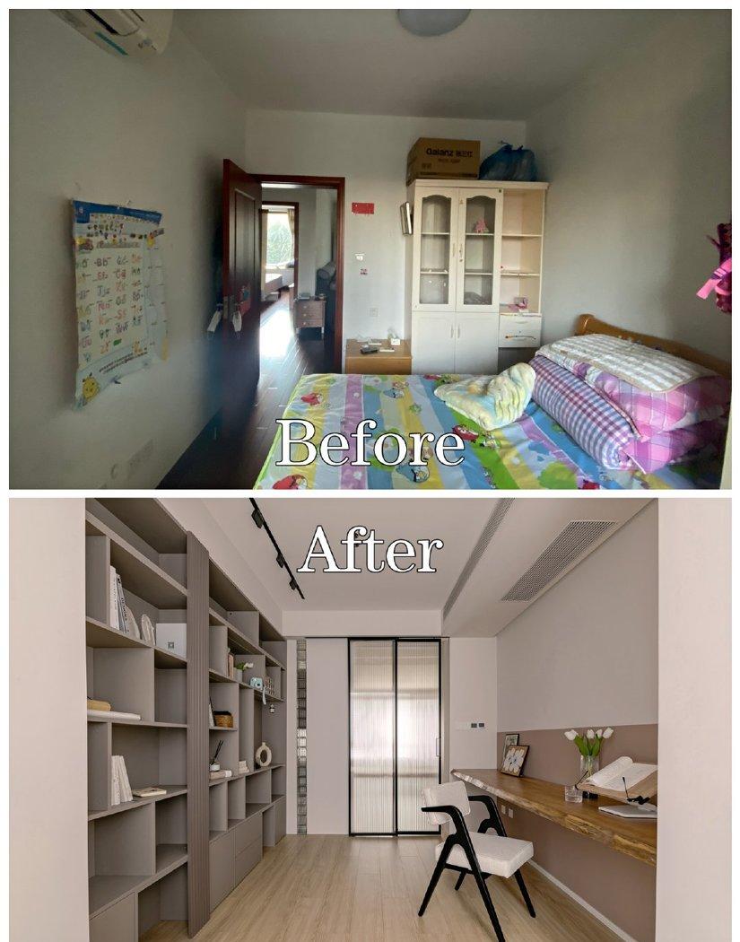 芜湖鸿鹄设计现代平层改造丨中国芜湖-37