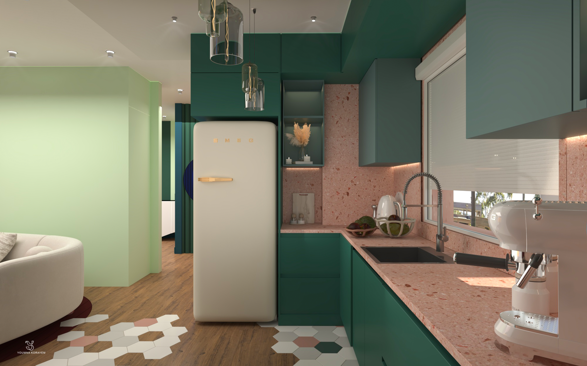 Memphis 厨房丨埃及丨youmna korayem-7