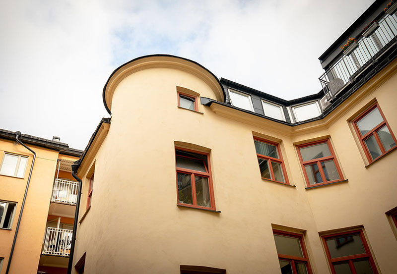 瑞典 44 平米独特小公寓 | 蓝墙与复古隔断的惊艳之作-30