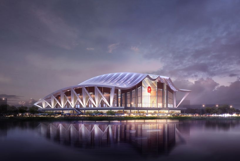 武汉科技大学恒大学生文体中心丨中国武汉丨中南建筑设计院-0