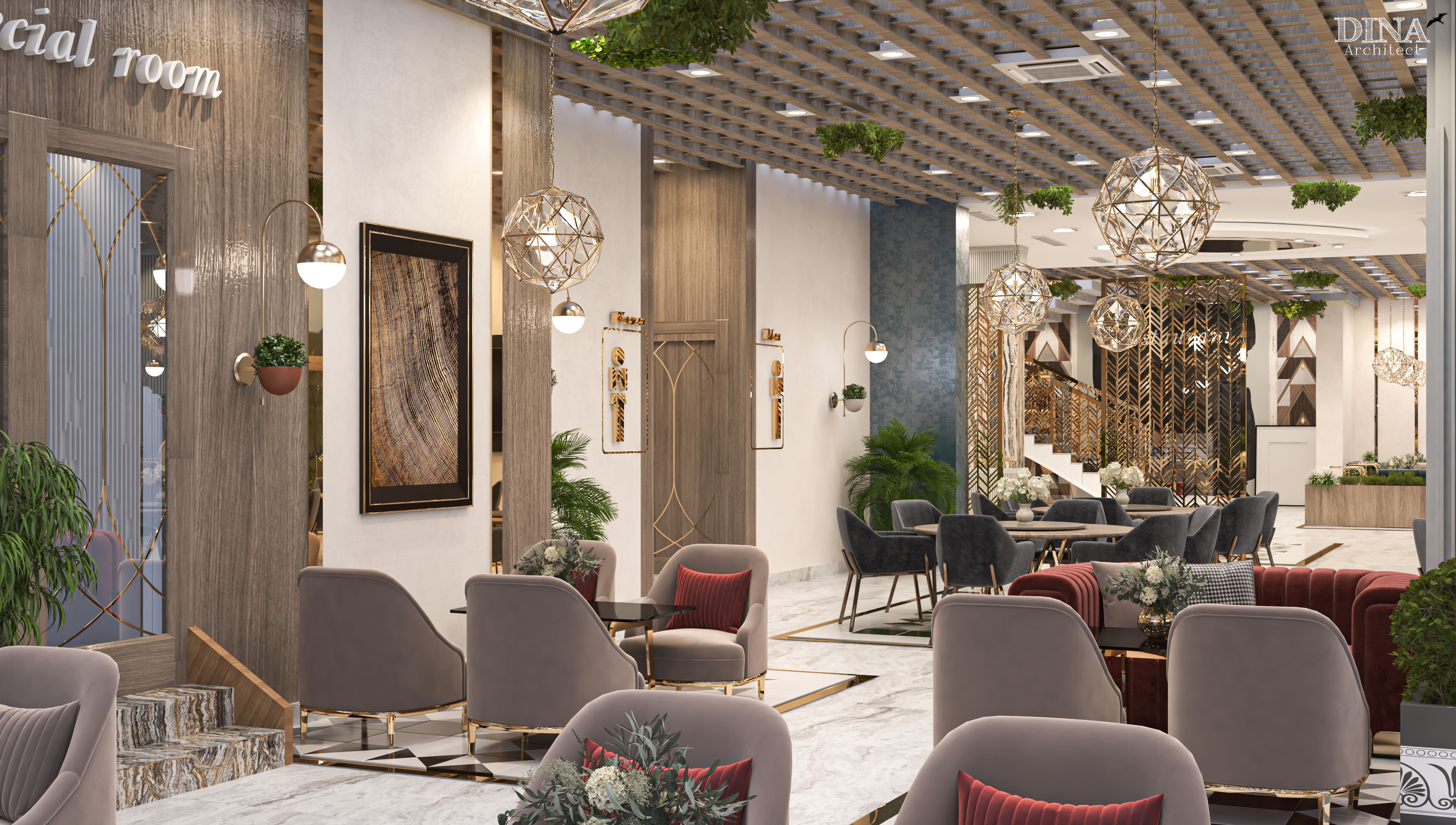 Sooad 餐厅丨沙特阿拉伯麦加丨Almamlka design-12