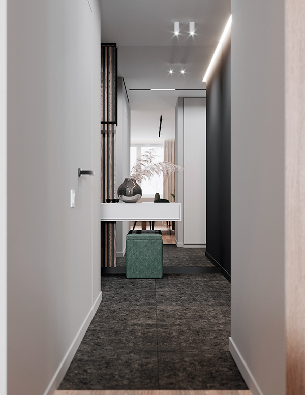 墨绿色+高级灰，诠释简约自然格调 | Alina Ursova-12