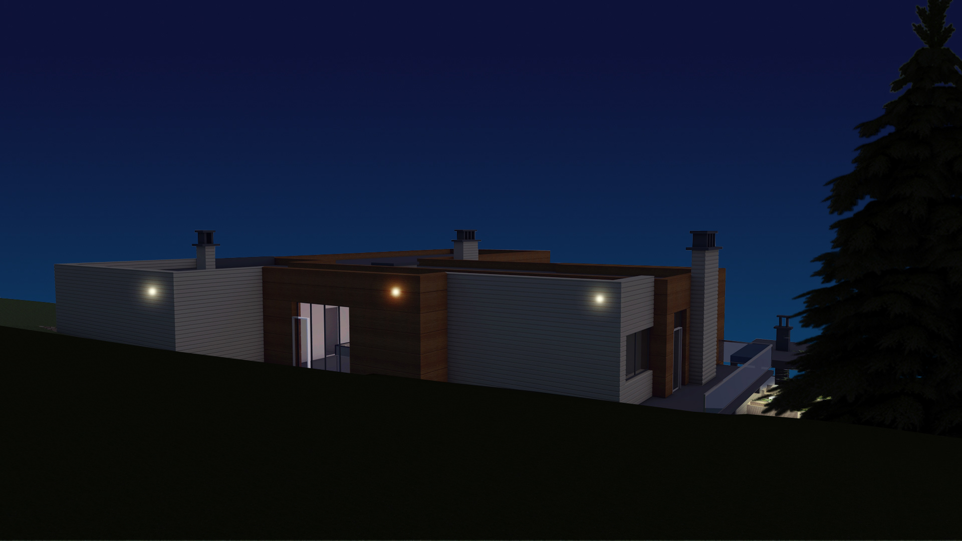 现代住宅灯光设计丨保加利亚丨MASV-8