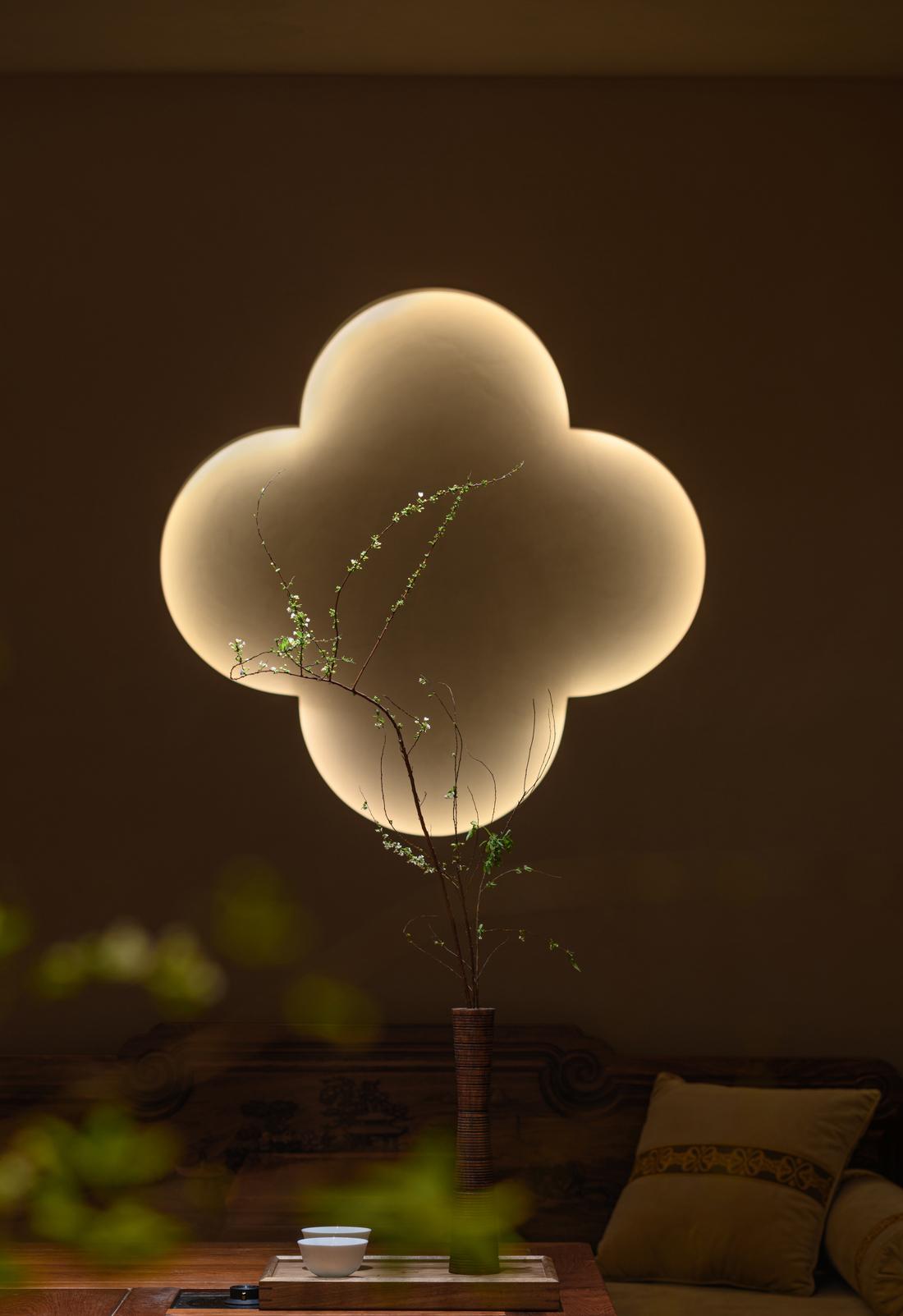 《隙光》静谧质朴的中式侘寂屋丨中国成都丨成都宏福樘设计-43