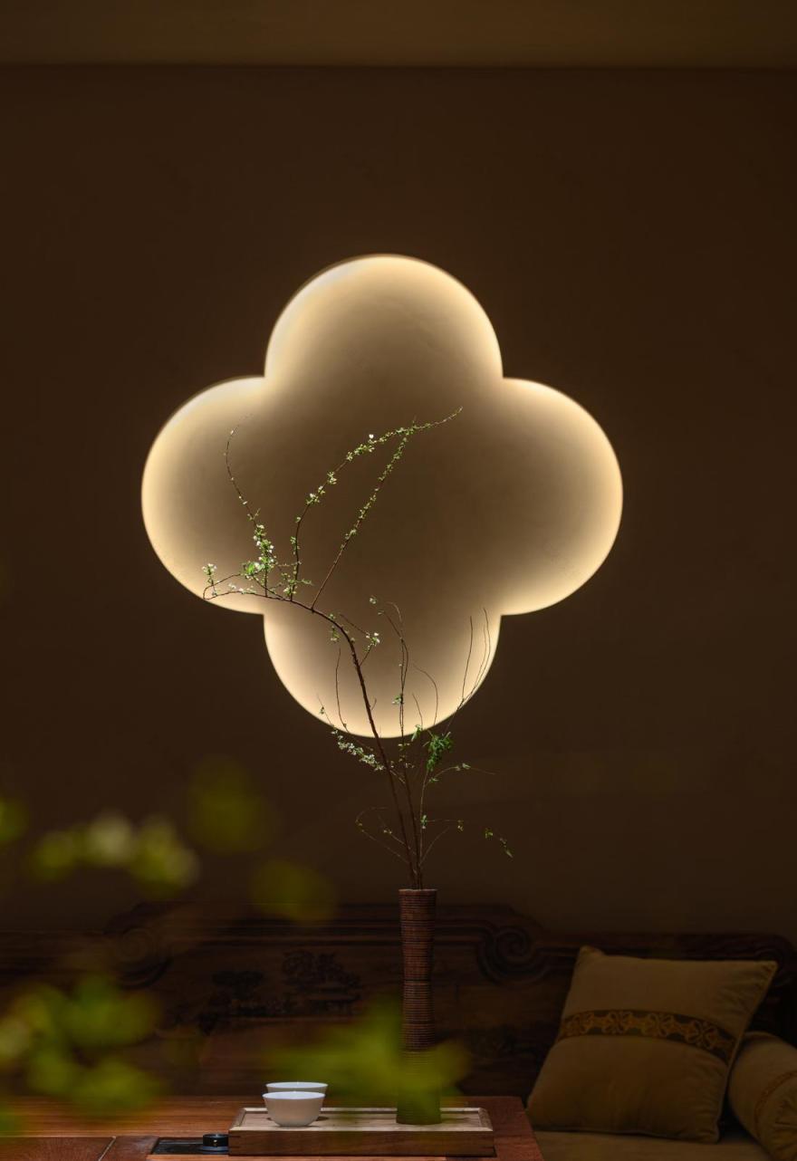 《隙光》静谧质朴的中式侘寂屋丨中国成都丨成都宏福樘设计-43