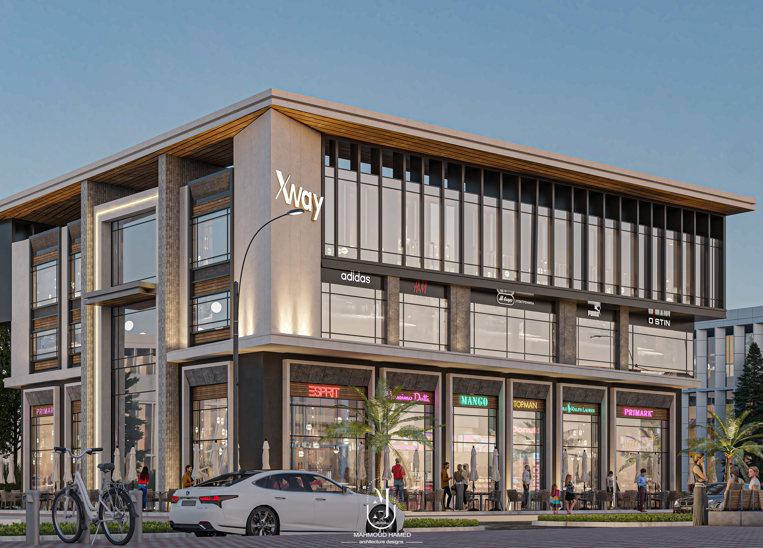 modern mall facade-5