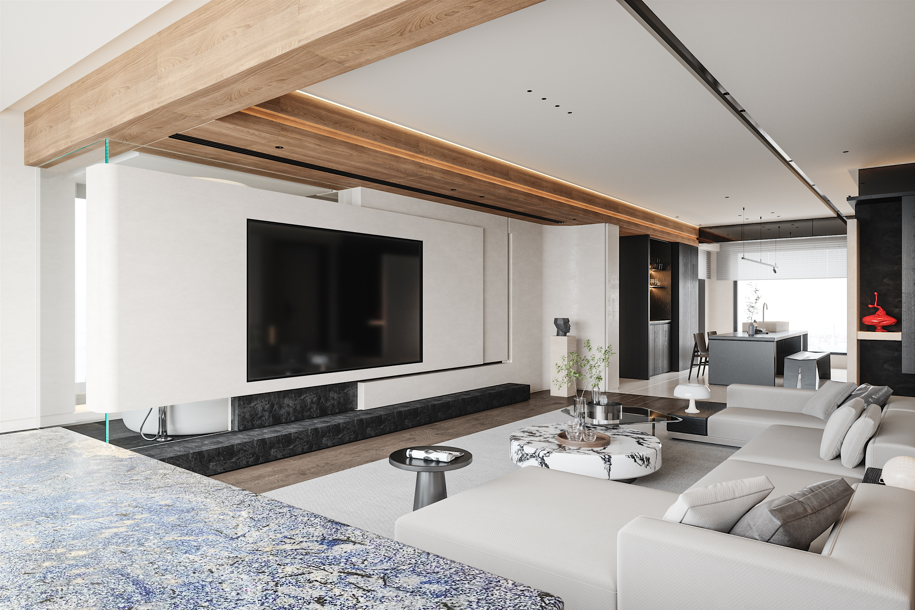 御海天禧现代家装初稿丨新一设计-4