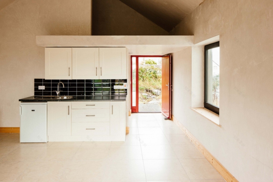 爱尔兰悬崖边上的生态寓所丨O’Neill Architecture-26