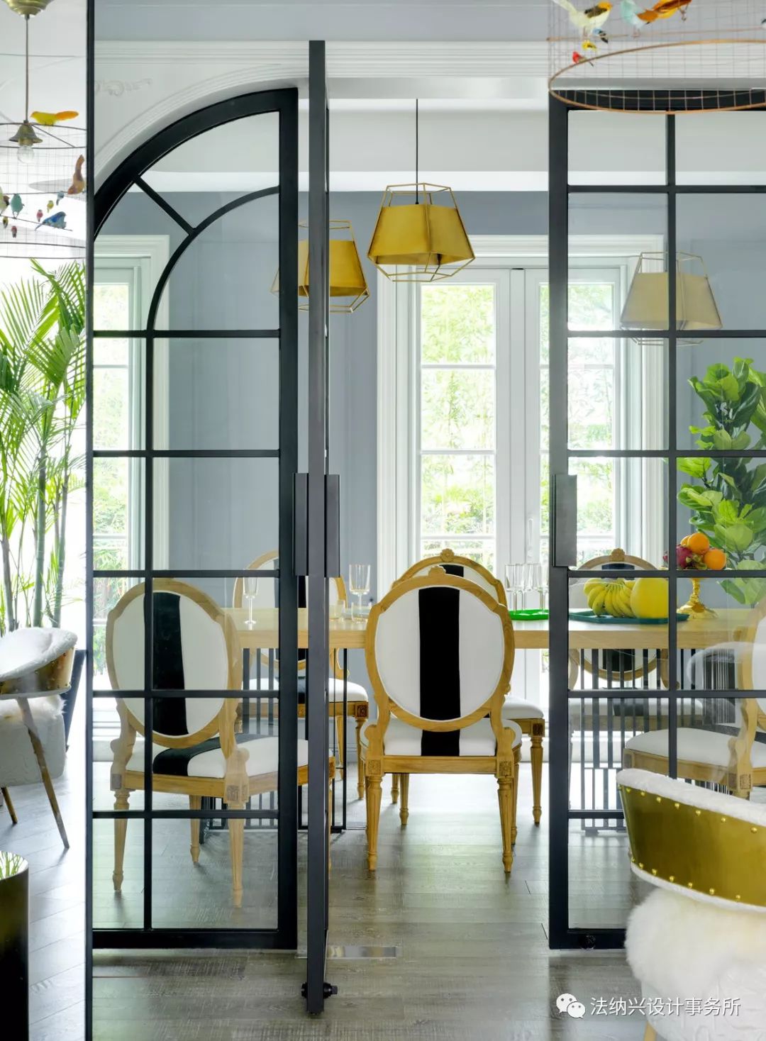 浪漫法式贯穿全屋，会所办公一体化别墅改造-66