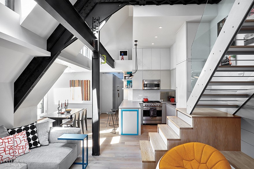 Tiny Duplex Apartment in Manhattan by AM/MOR Architecture-1