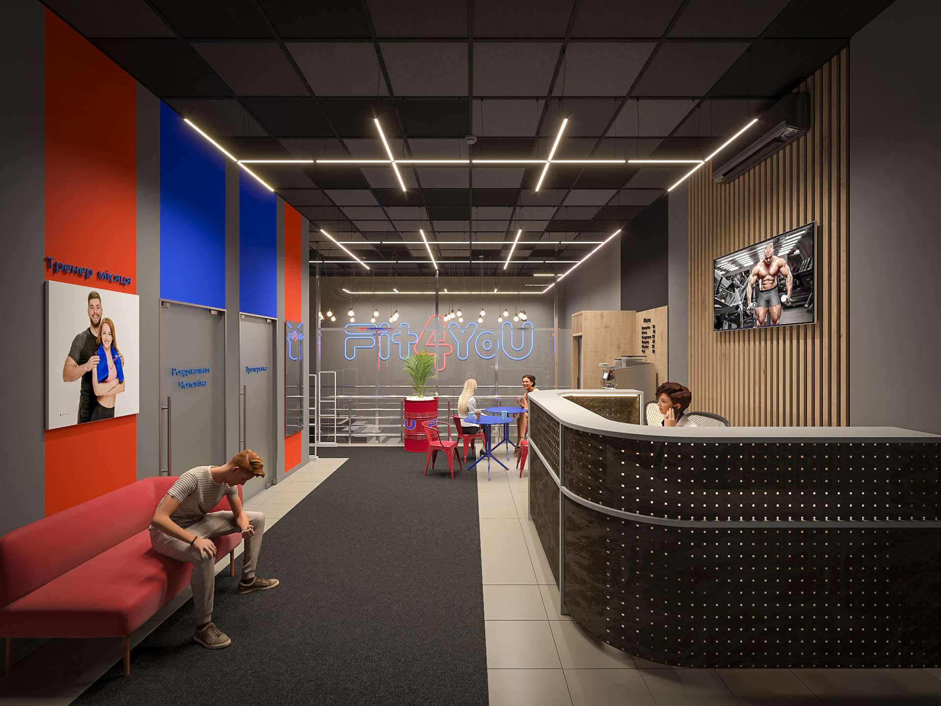 Fit4You 健身中心室内设计丨Planar Architecture Design Studio-2