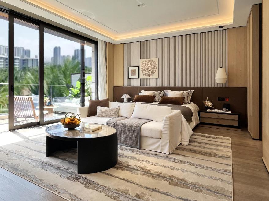 安缦度假风叠拼住宅软装设计-10