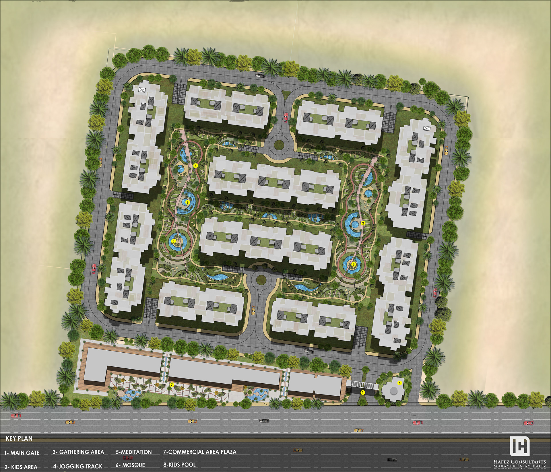 小高层住宅建筑丨Hafez Consultants-4