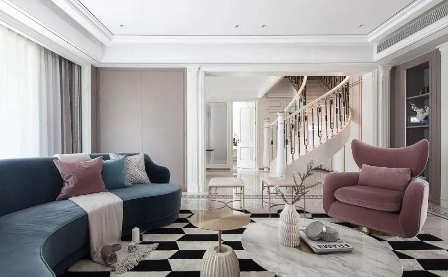 安阳城实拍 | 现代美式轻奢,精致奢华生活空间-33