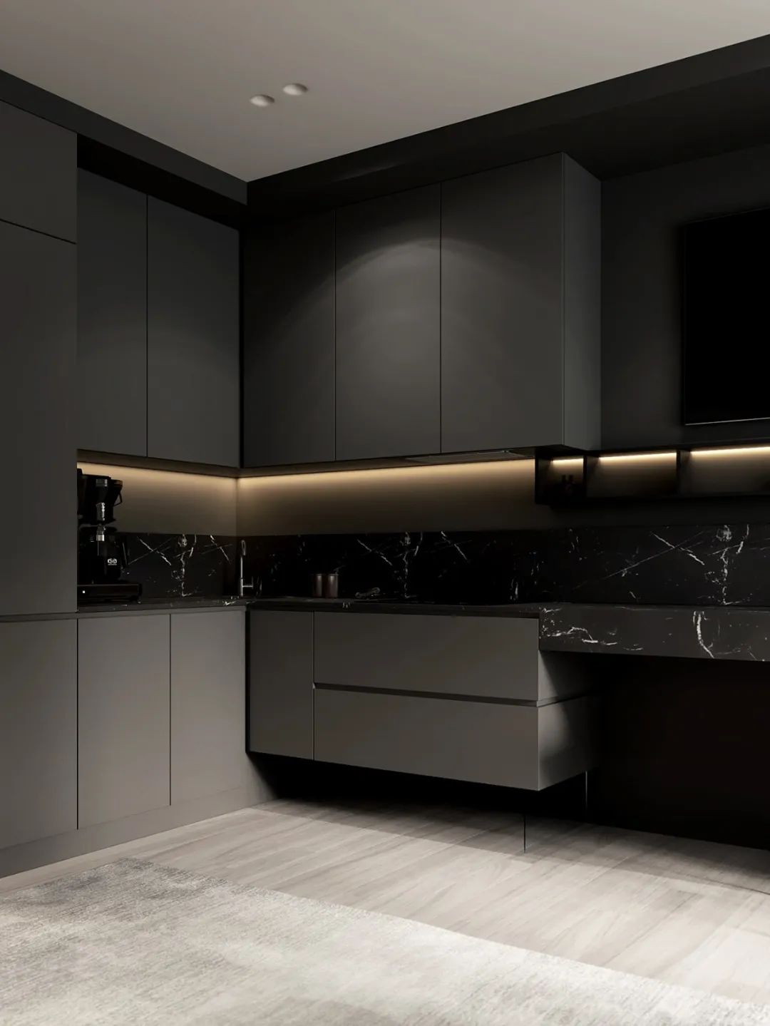 奶油色调黄铜细节,打造 120㎡精致高雅空间丨MARTA SHPACHENKO-60