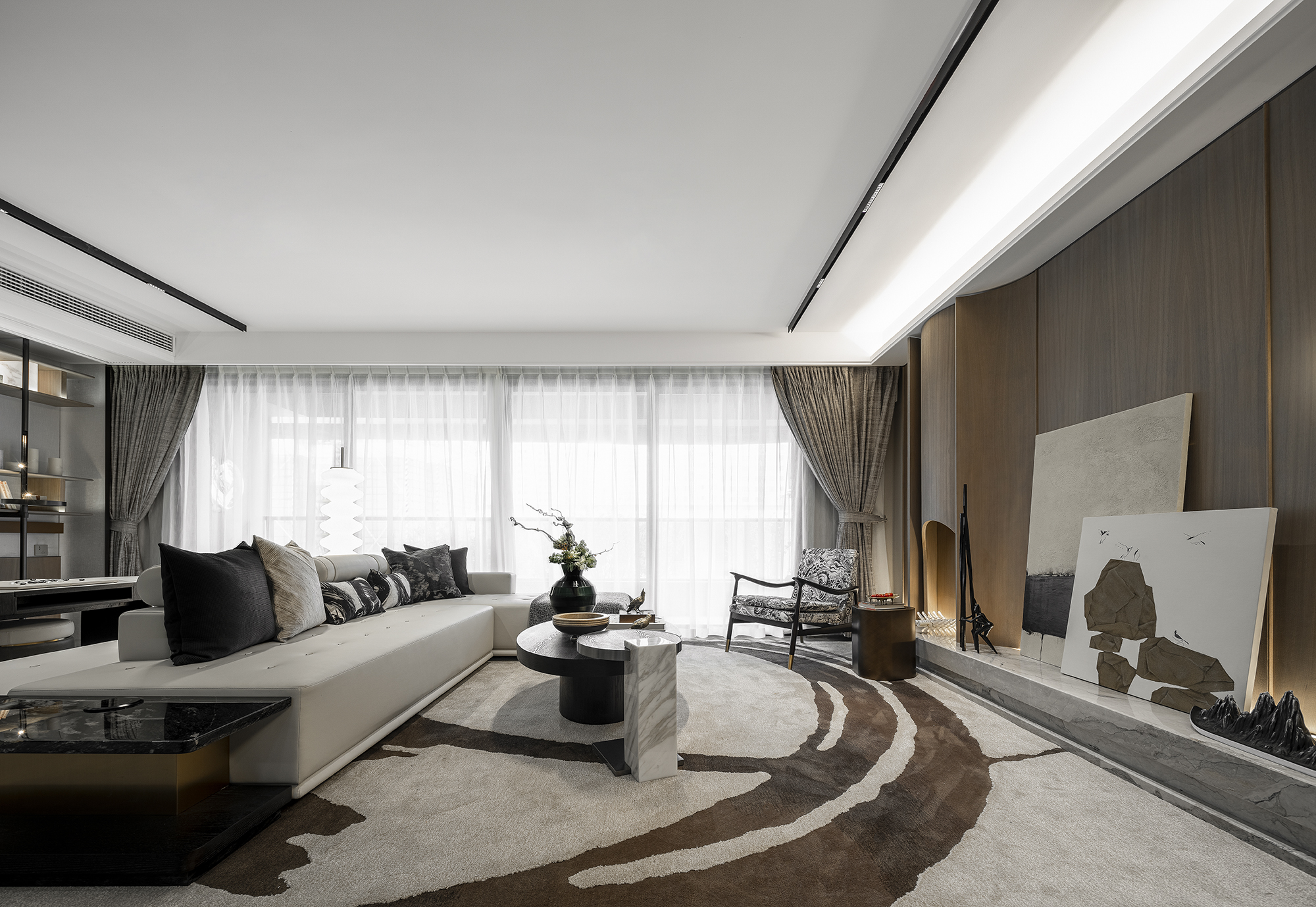 淮安中海·九樾样板间丨中国淮安丨柘壹设计Z ONE⁺-29