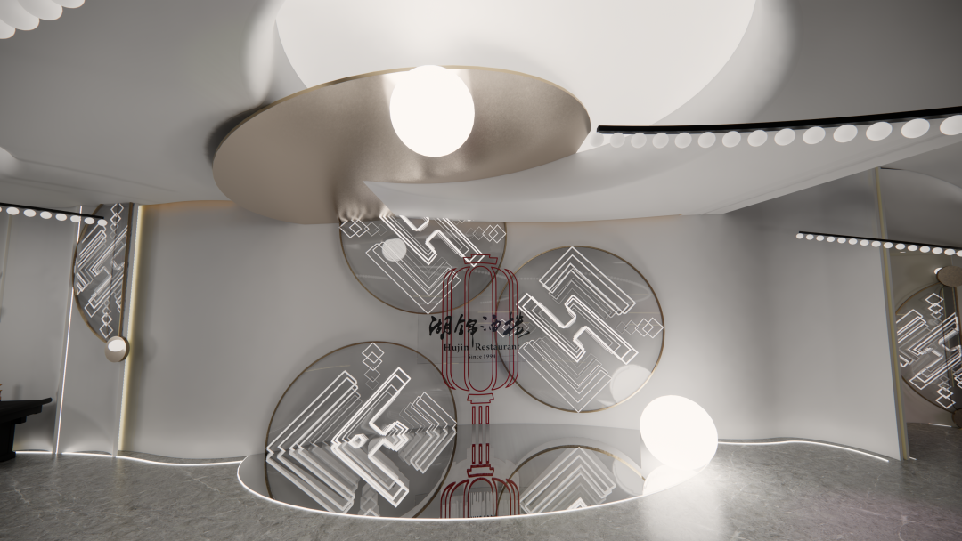 武汉湖锦酒楼设计升级丨中国武汉丨宫设-21