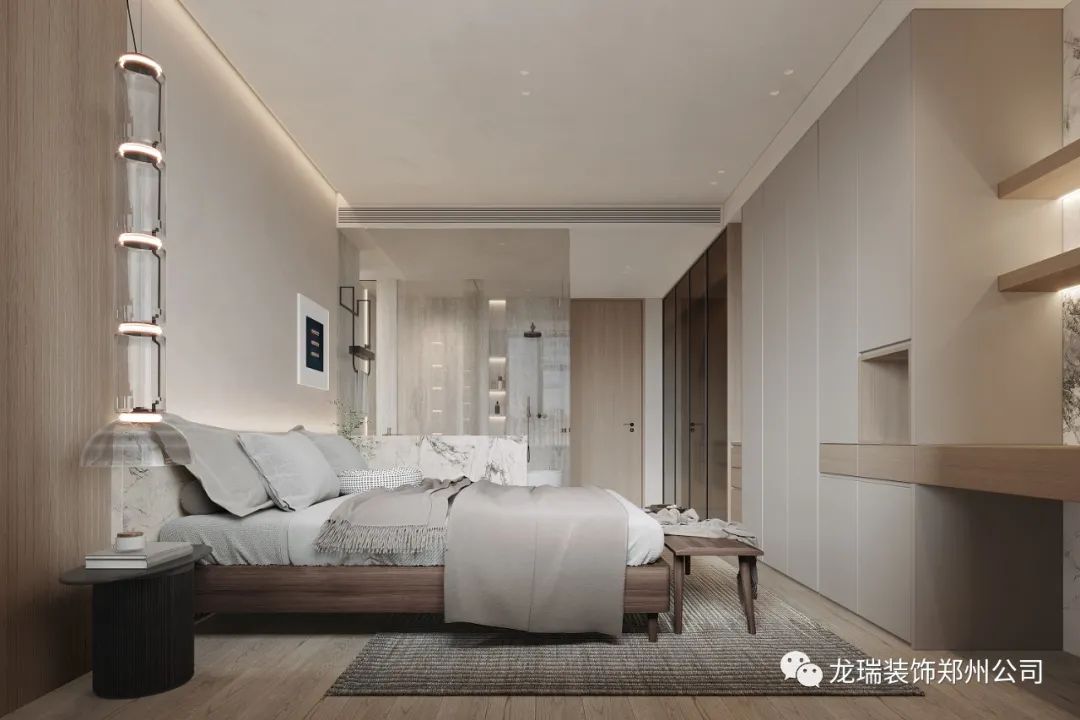 金沙湖新东方侘寂风住宅丨郑州龙瑞装饰工程有限公司-67