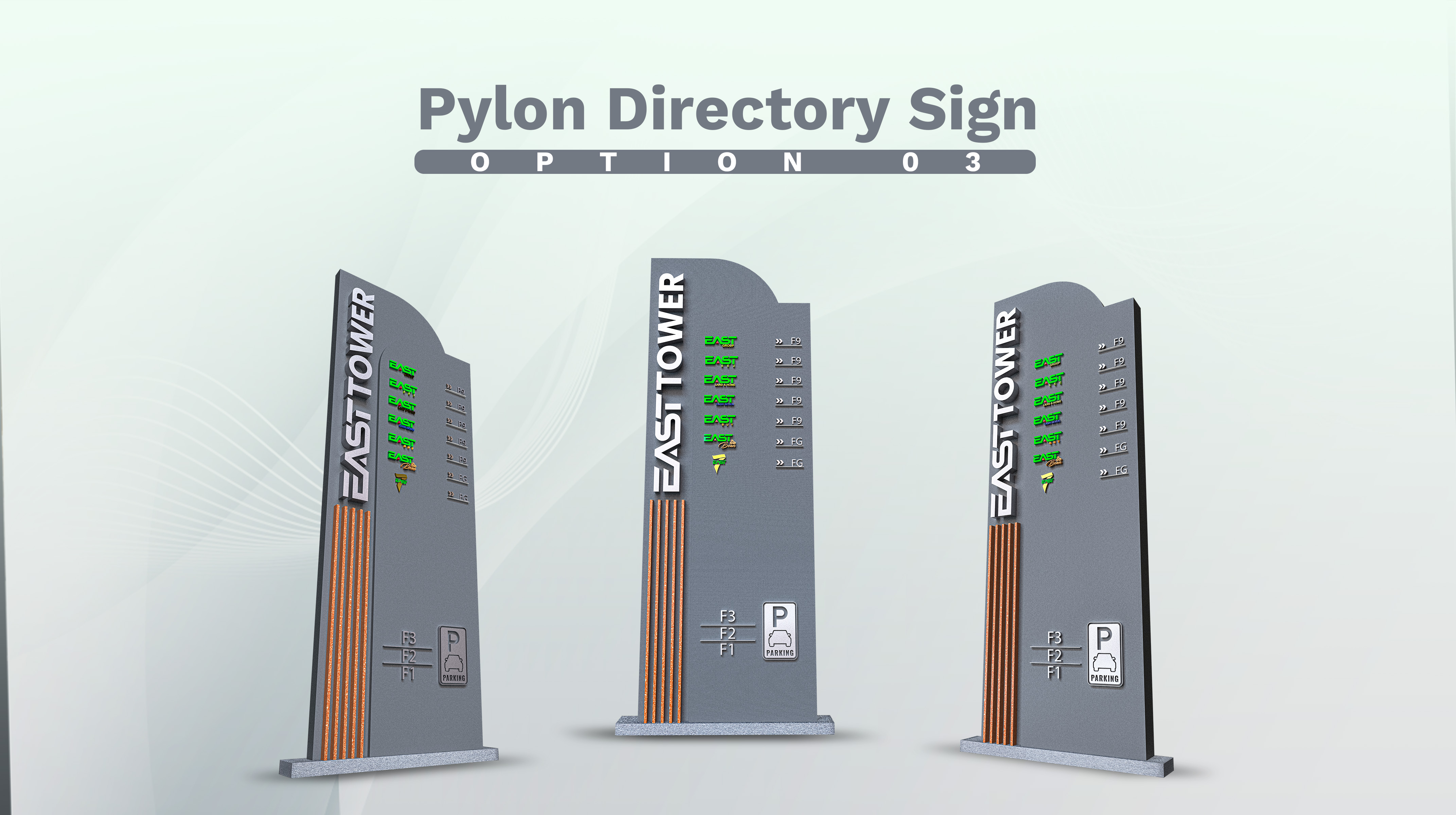 Pylon Directory Sign CONDO | 2026-3