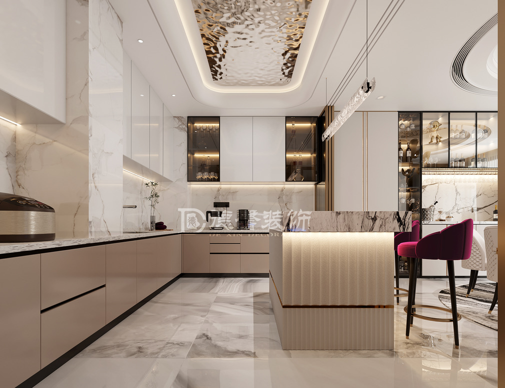 金地香山湖阅风华 · 现代轻奢别墅设计丨汤志华,周海铭-25