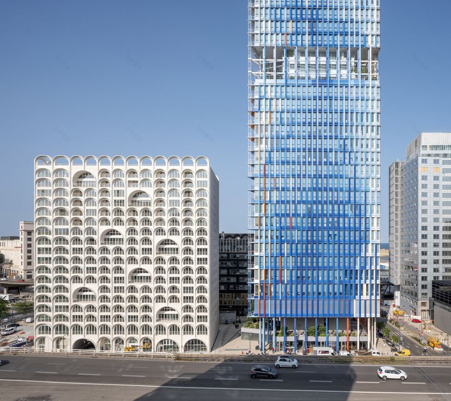 “蓝色大门”综合体丨法国马赛丨Pietri Architectes-33