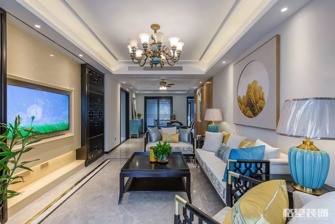 月亮湾沁园新中式家居,传统与现代的完美融合-23