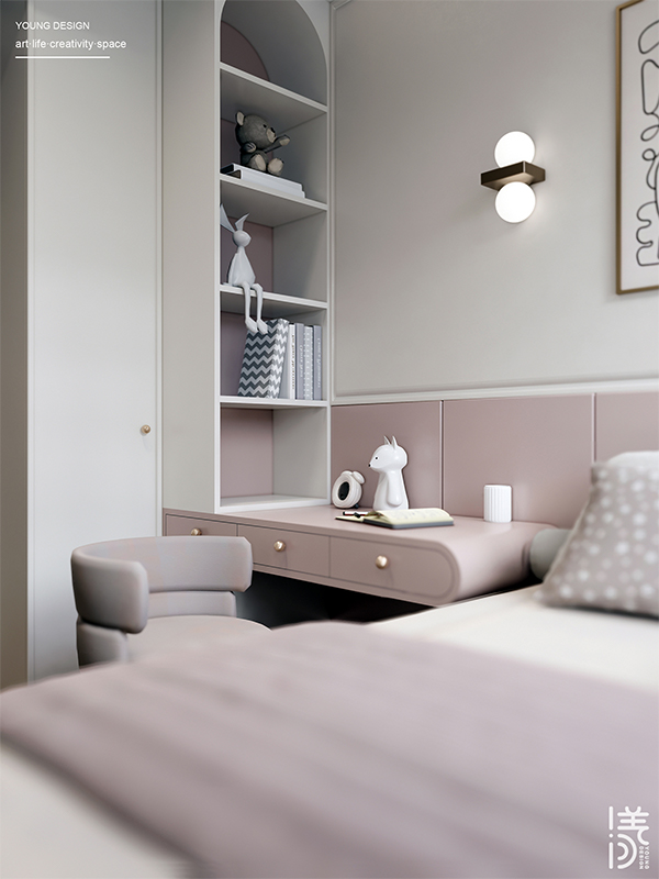 轻法式复古之家丨深圳漾空间设计有限公司-62