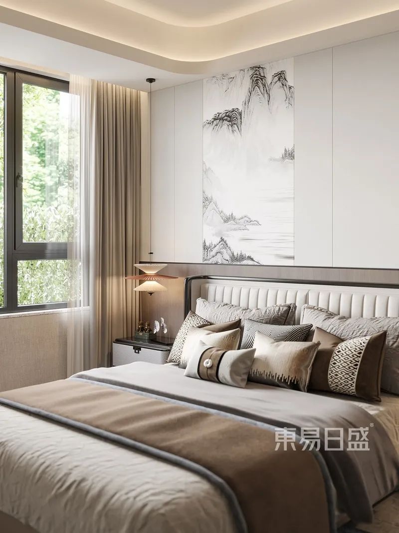 300m²新中式叠墅装修，大隐于世的东方美学-23