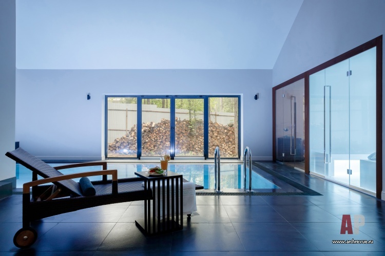 Современный 2-х этажный дом в отделке из черного ригельного кирпича, 300 кв. м-58