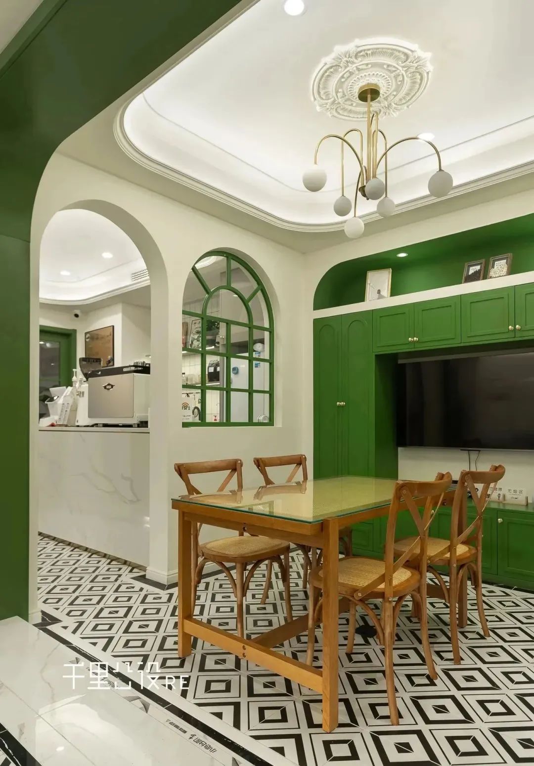 运河天地 200㎡美式复古棋牌室丨千里公设·张秀-25