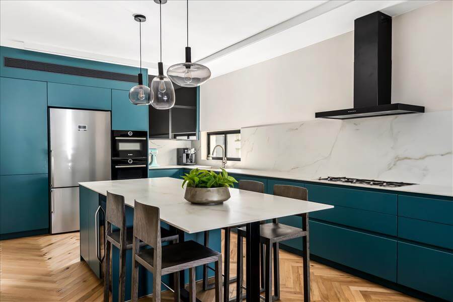 上班族居家办公之中心住宅翻新与装修丨以色列丨沙龙建筑设计事务所（推测“מותג הלל אדריכלות”）-18