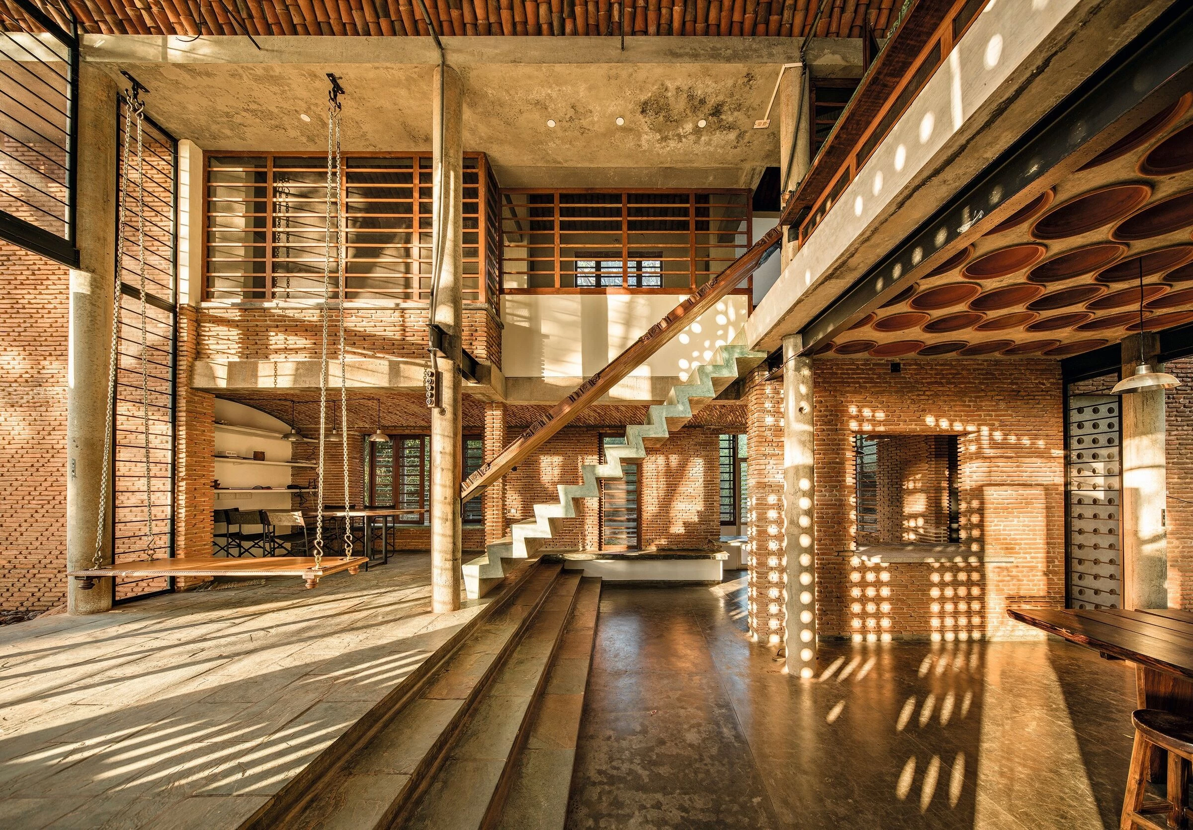 生态融合的印度 Wall House-21