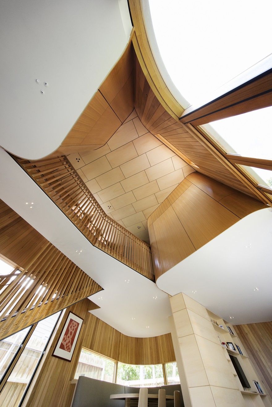 True North House Features a Unconventional Zig-Zag Metal Facade-21