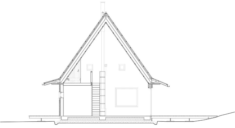 Hee住宅：7×7×7米的度假屋-82
