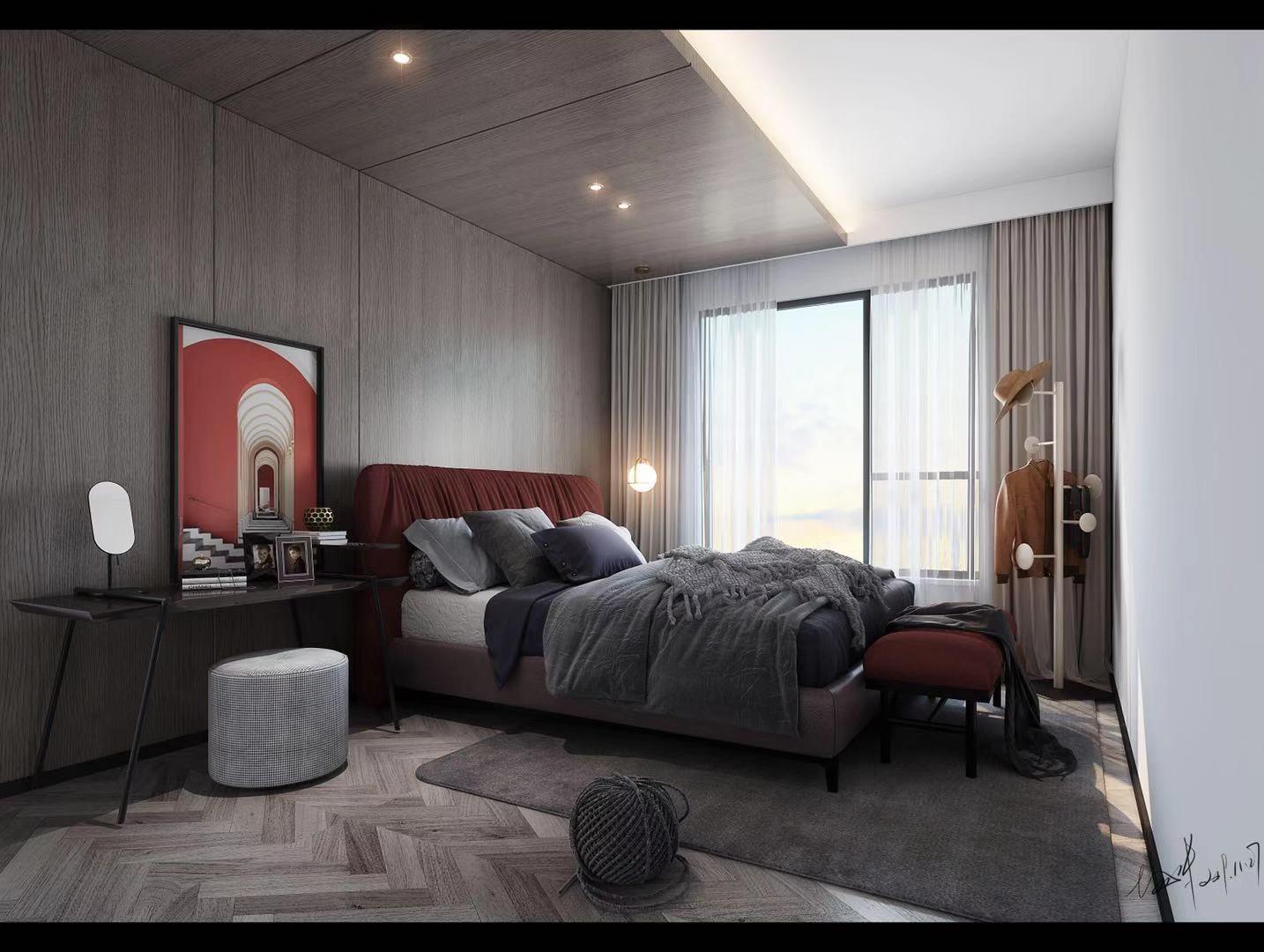 成都眉山 90 后小家，浣溪台打造简约宜居空间-6