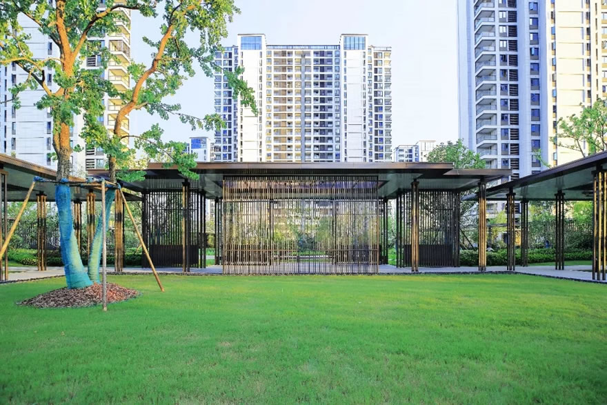 姚江湾·天源 | 现代景观中的古典诗意-44