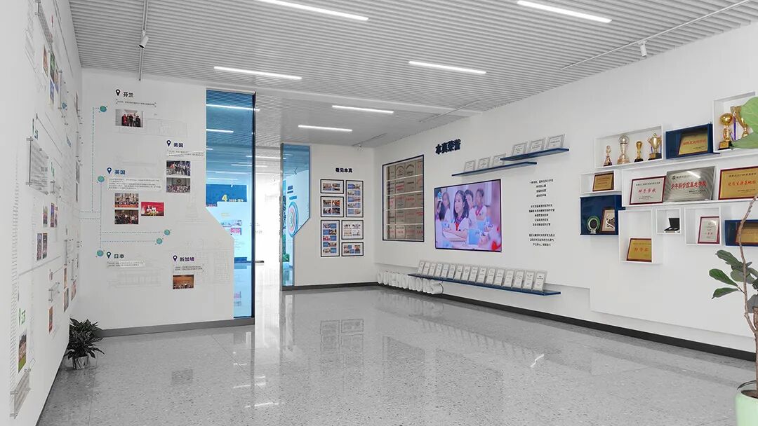 顺德本真未来学校大堂（学校展示）策划设计施工落地一体化打造-42