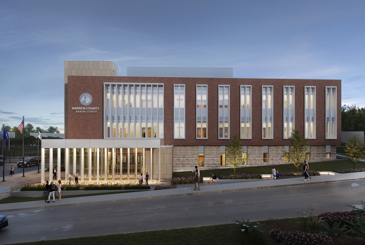 巴伦县司法中心丨美国-16