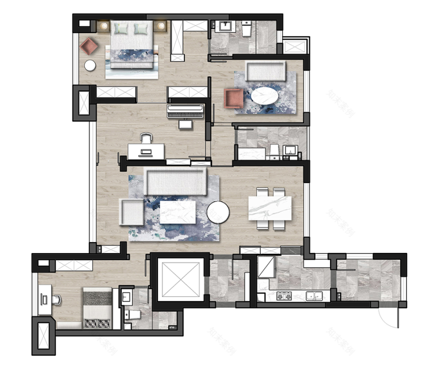 支点设计 | 现代随性,通透不瞎嗨的家庭空间-28