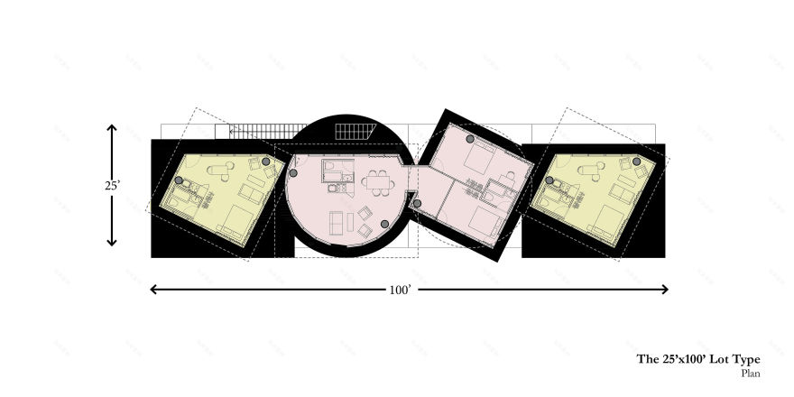 纽约经济适用房挑战项目(桌面公寓提案)丨美国纽约市丨Kwong Von Glinow Design Office-16