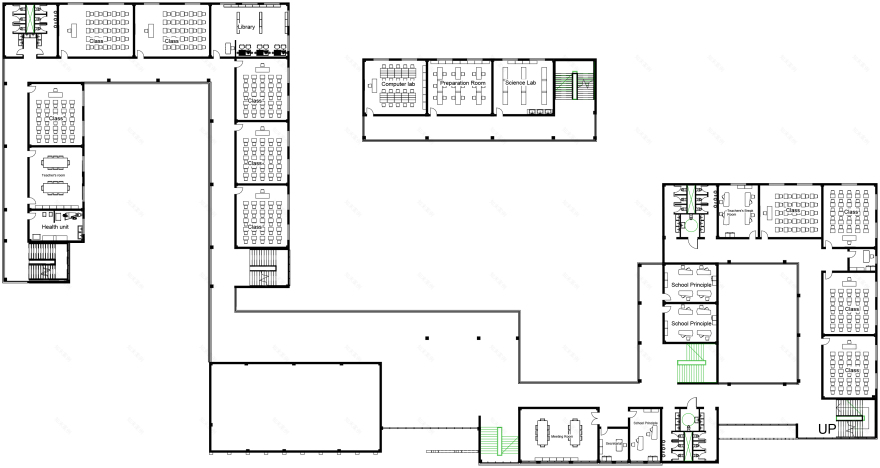 AL OFOQ实验学校相关建筑设计项目丨埃及丨开罗大学工程学院建筑系-10