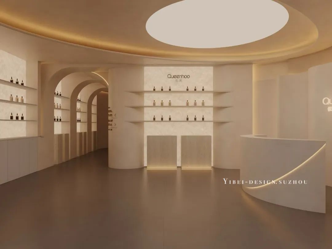 侘寂美学重塑美肤体验丨商业空间设计丨YIBEI DESIGN SUZHOU-1