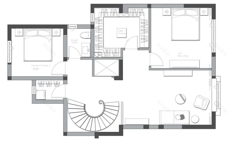 天津吾悦华府 420㎡东方时尚宅院丨中国天津丨末那识设计-45