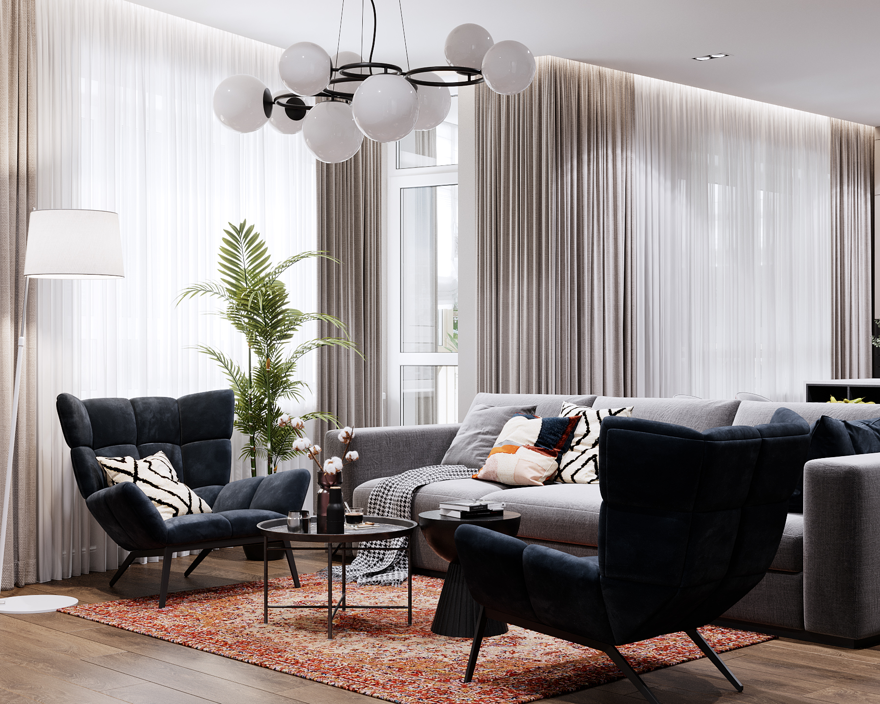 室内 3D 可视化丨Goroh 建筑与设计局-1